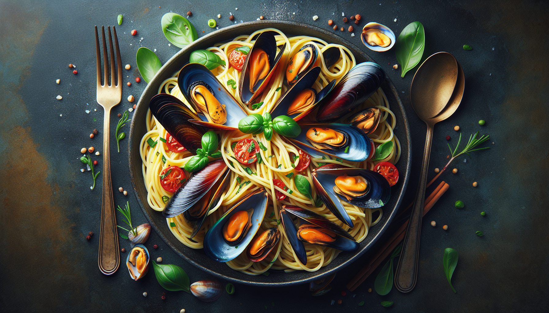 spaghetti con cozze